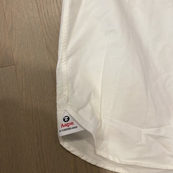 Aape white button shirt - Picture 6 of 6